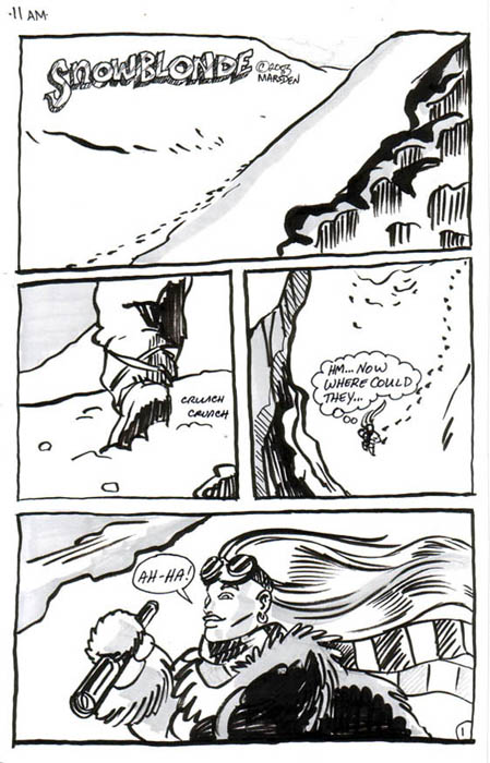 Snowblonde, panel 1