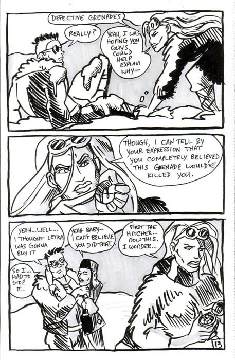 Snowblonde, panel 13