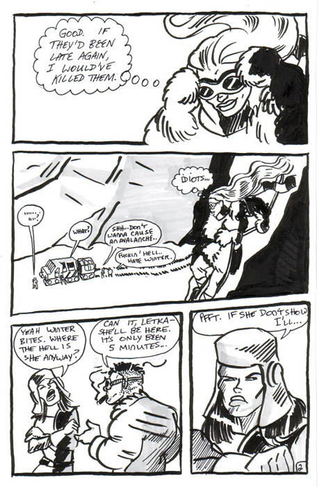 Snowblonde, panel 2