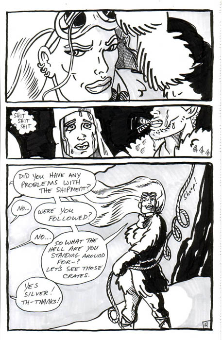 Snowblonde, panel 4