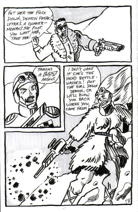 Snowblonde, panel 8