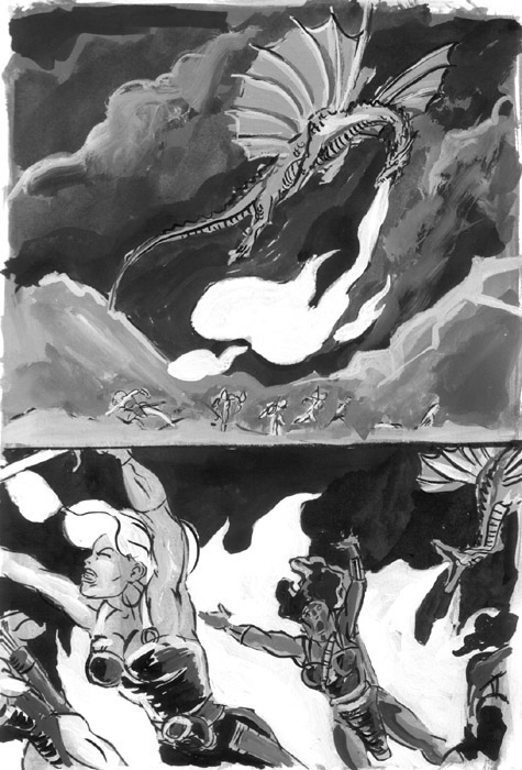 The Wyrm's Treasure, panel 9