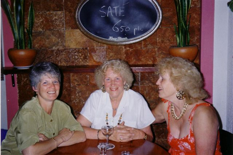 Janet, Gisela and Margot from left.