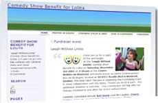 Laugh Without Limits Comedy Show Benefit for Lolita: Click to visit the site.