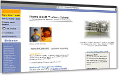 Pierre Elliott Trudeau School Notice Page: Click to visit the site
