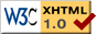 Valid XHTML 1.0! - click to verify.