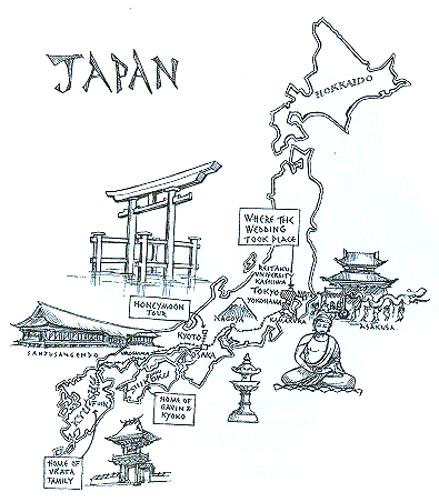 Japan illustration by Anton