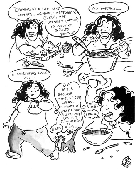 The Magic Cauldron, panel 1