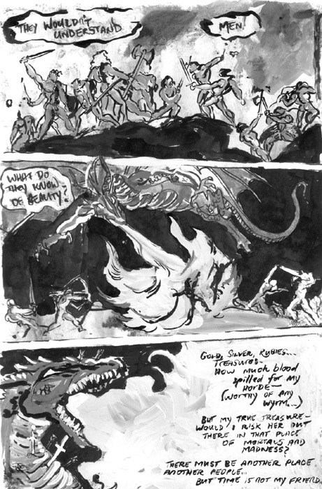 The Wyrm's Treasure, panel 3