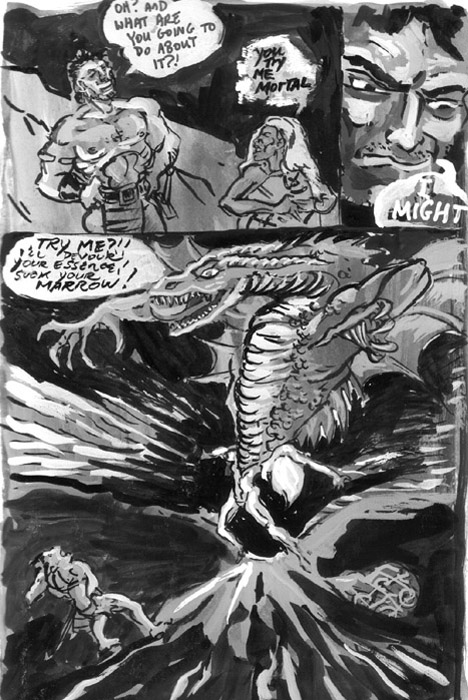 The Wyrm's Treasure, panel 6