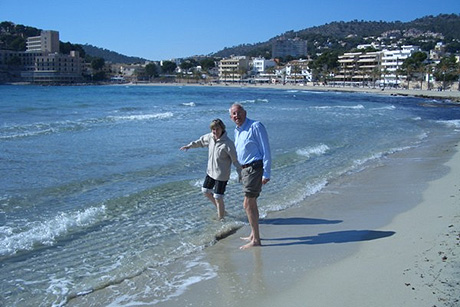 Kristina and Dieter - Beach in Mallorca.