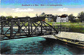 The Ferry-House opposite the Elbe in Dueneberg