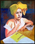 Ragazza Con Mirtilli (Girl with Blueberries) by Jerry Ross