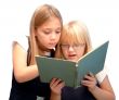 Image of two girls reading is fun
